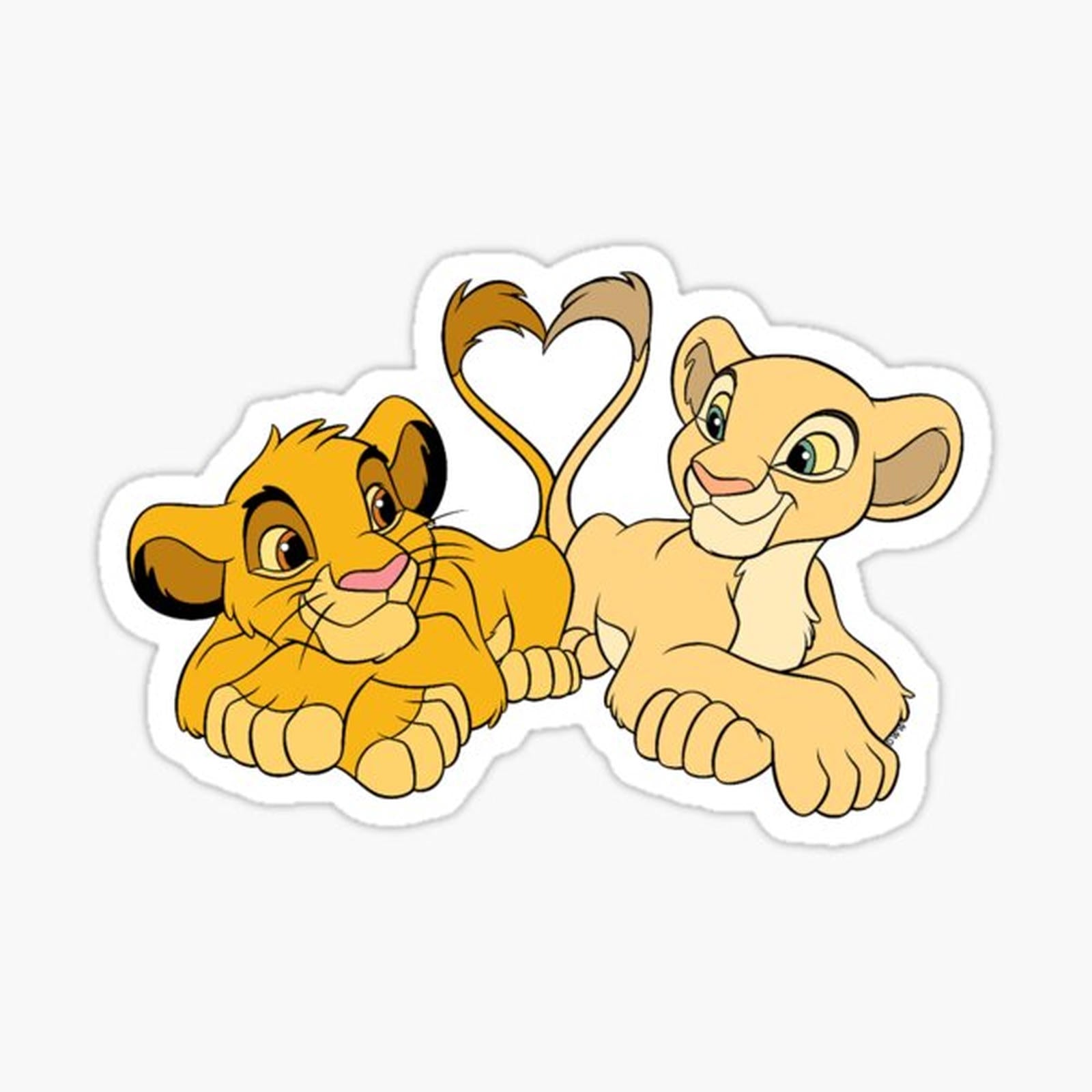 Simba and Nala Clipart