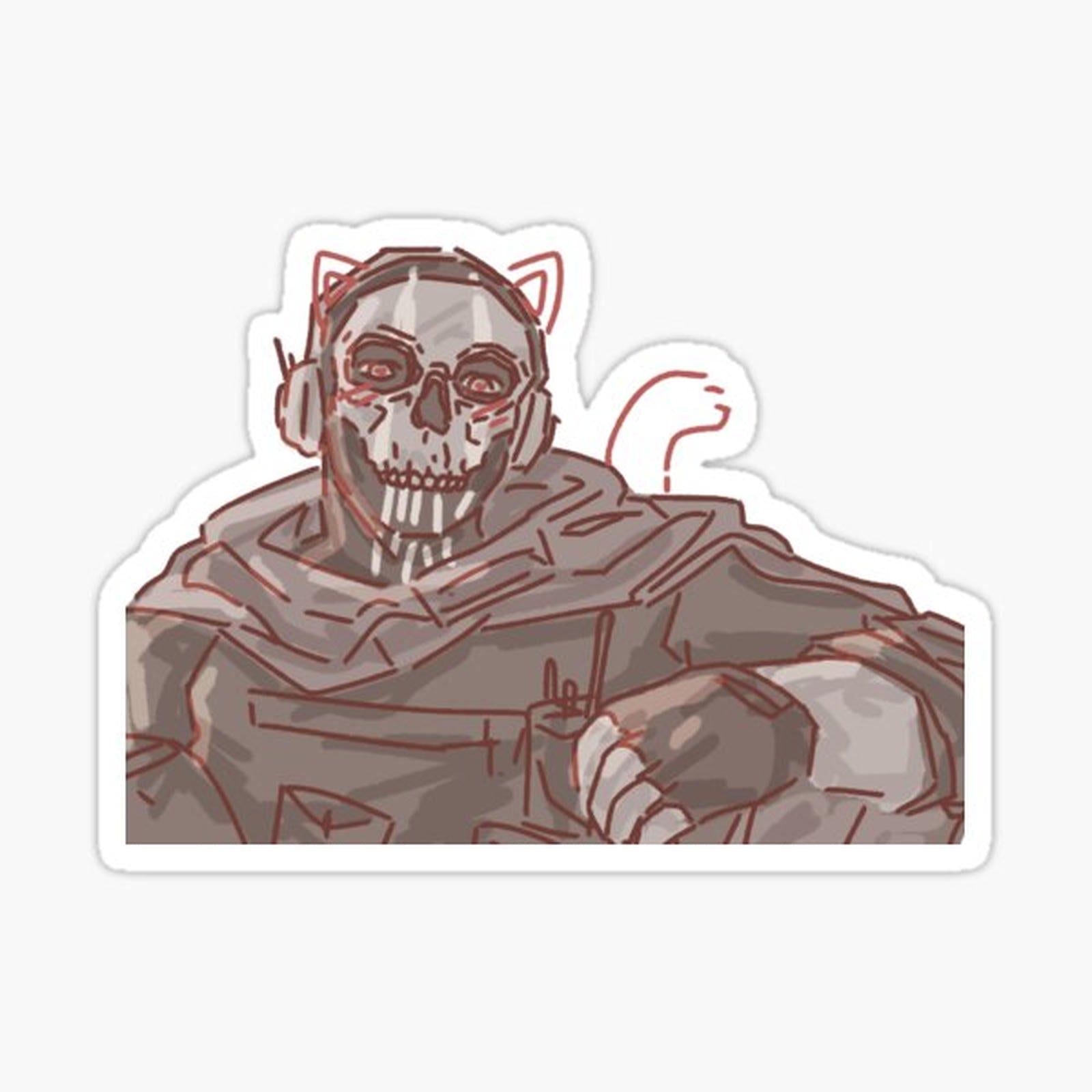 Simon Ghost Riley Sticker