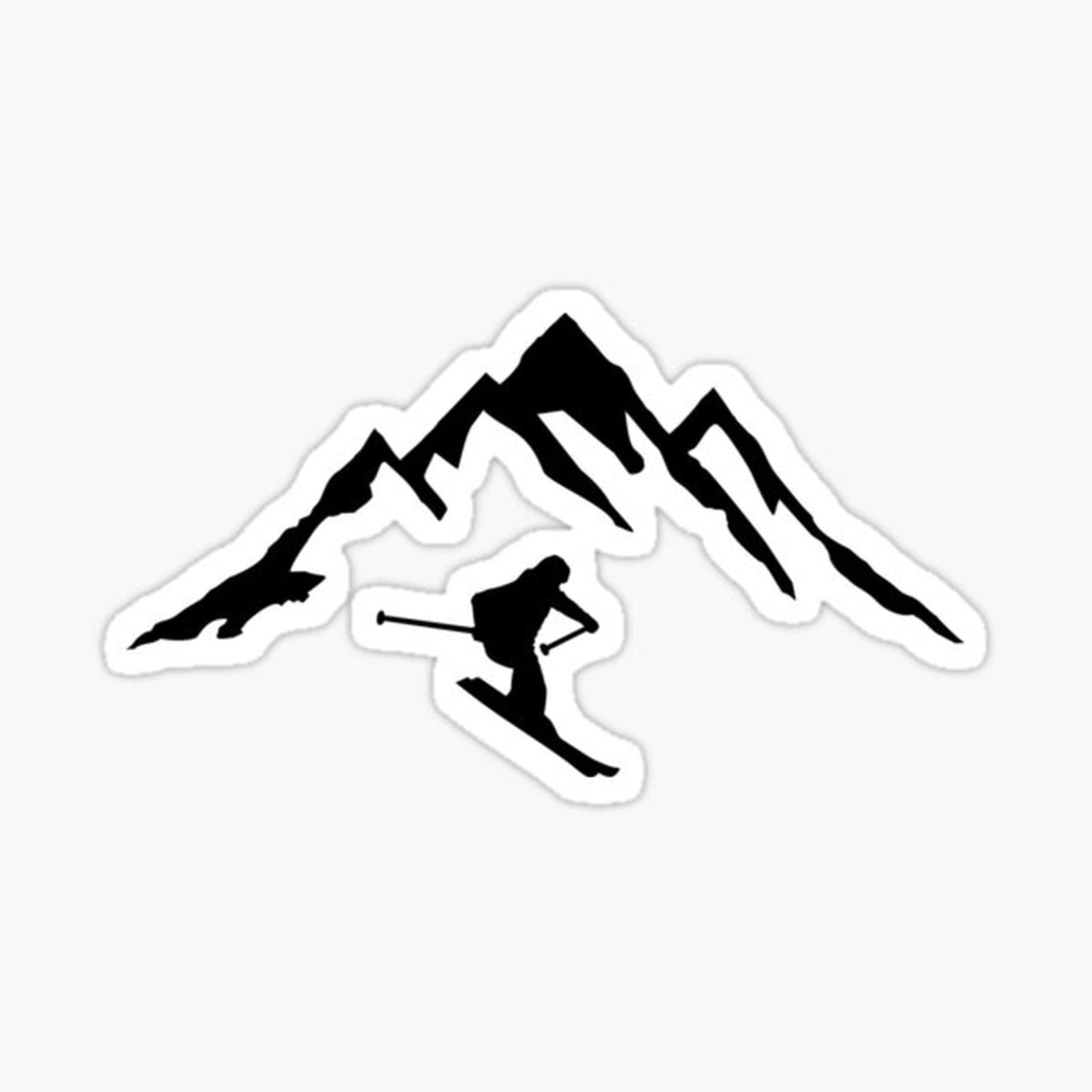 Ski, Skier & Mountain