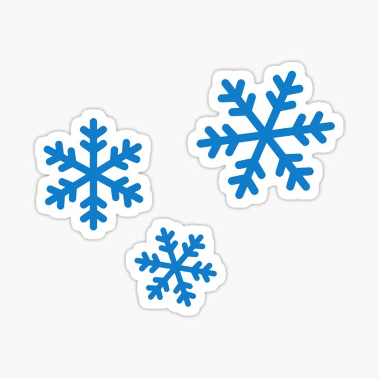 Snowflakes ice