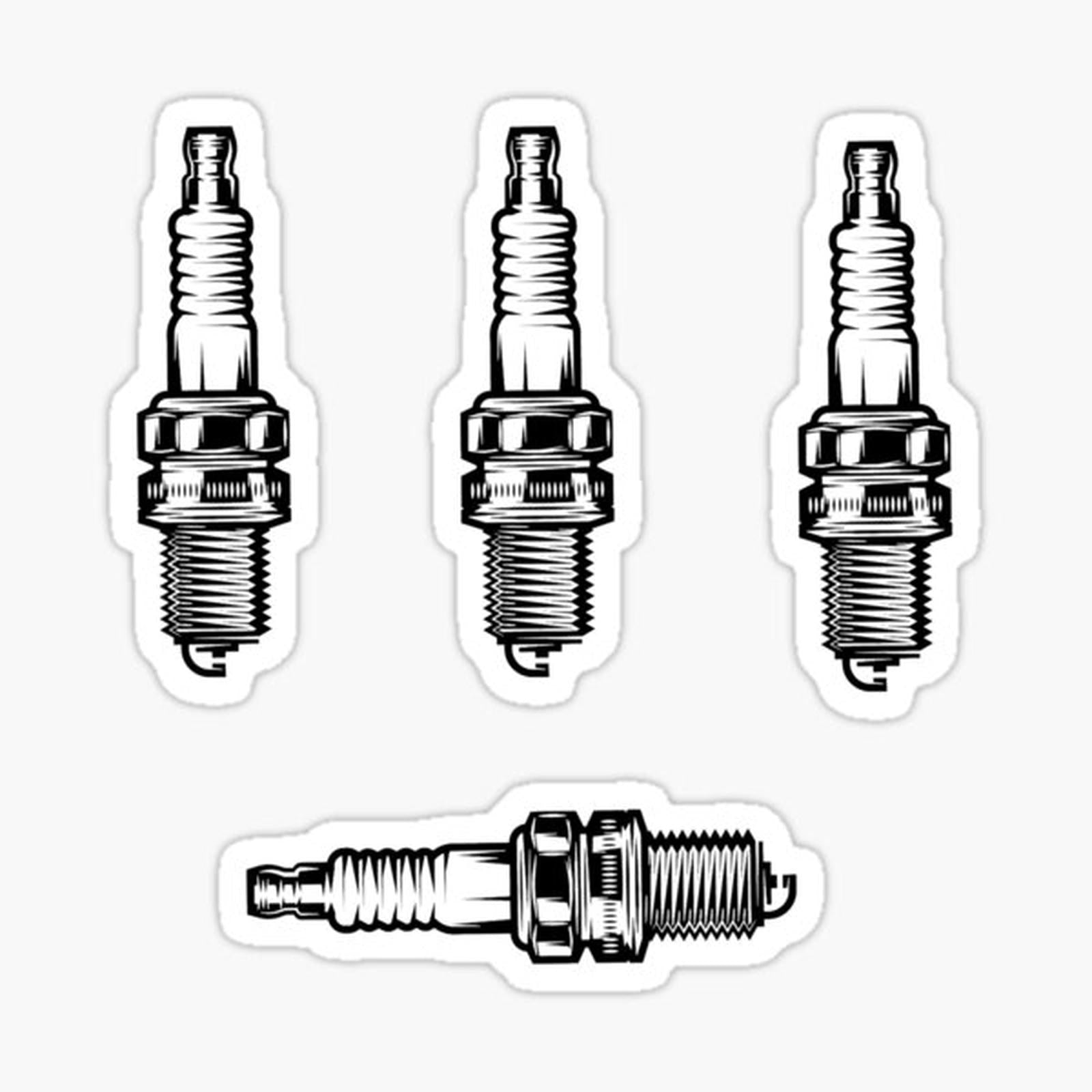 Spark Plug Sticker Pack