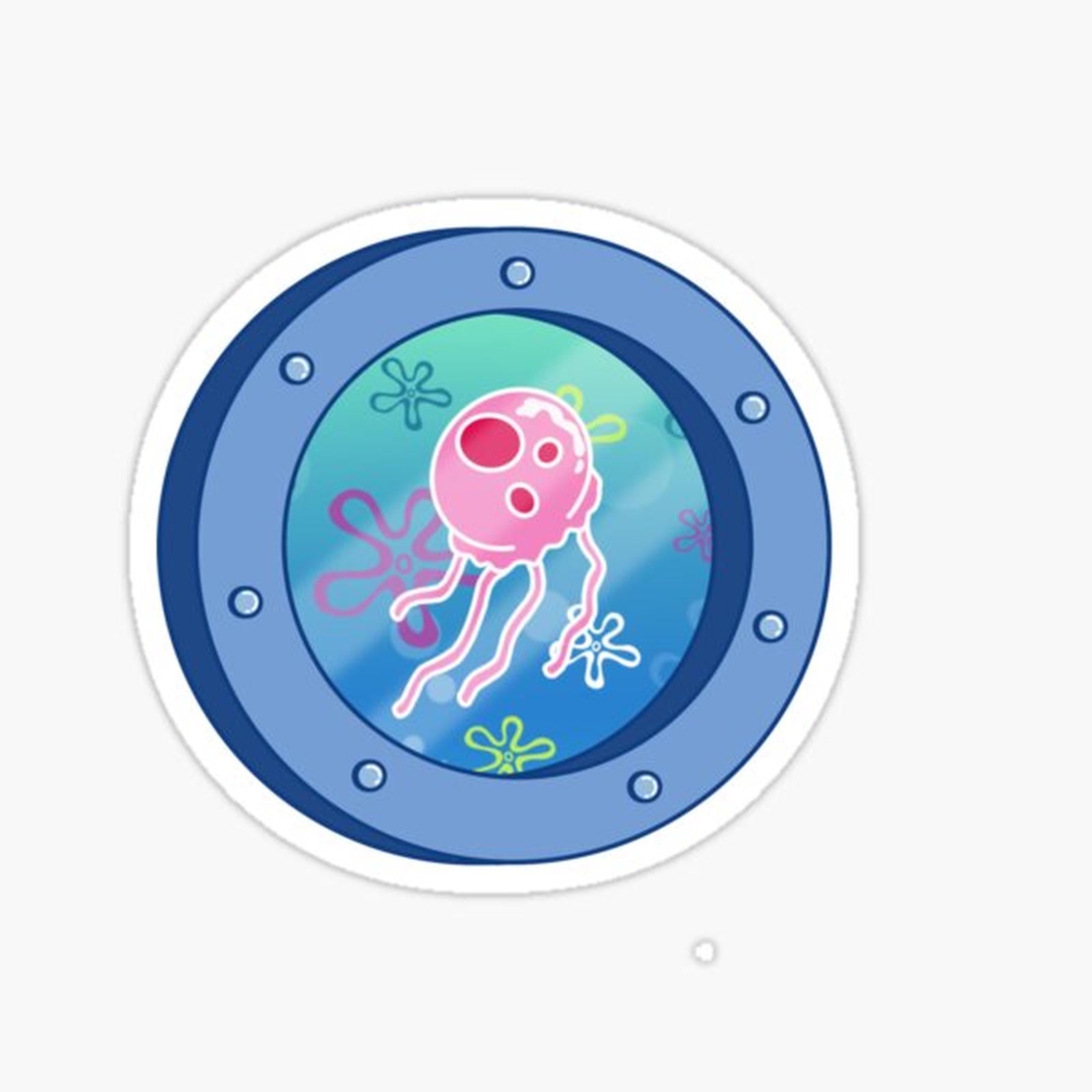 spongebob jellyfish window