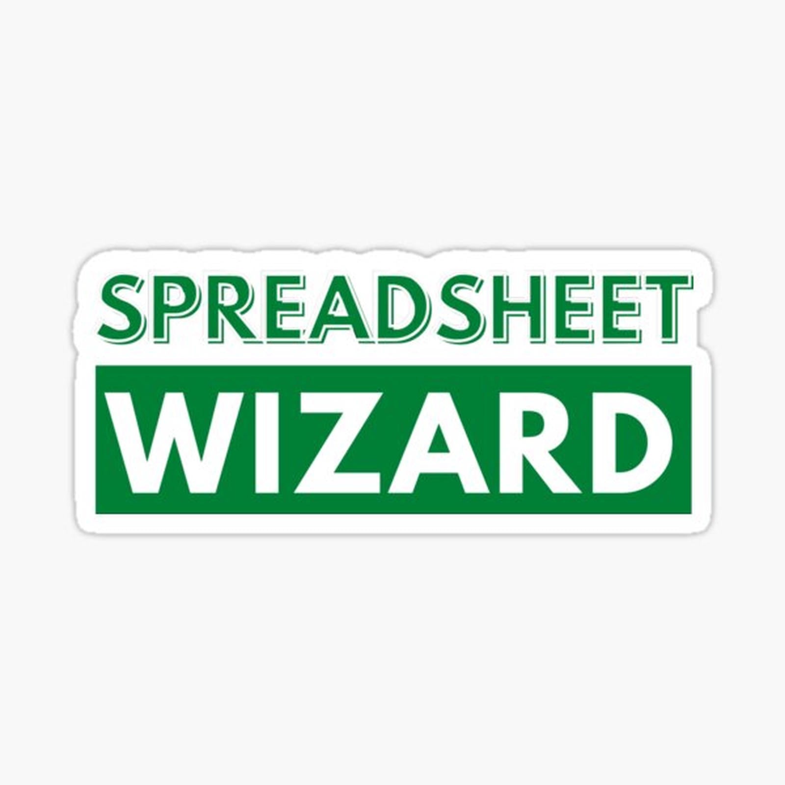 Spreadsheet wizard, I excel in spreadsheets