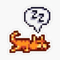 Stardew Valley Sleeping Cat (Sploot)