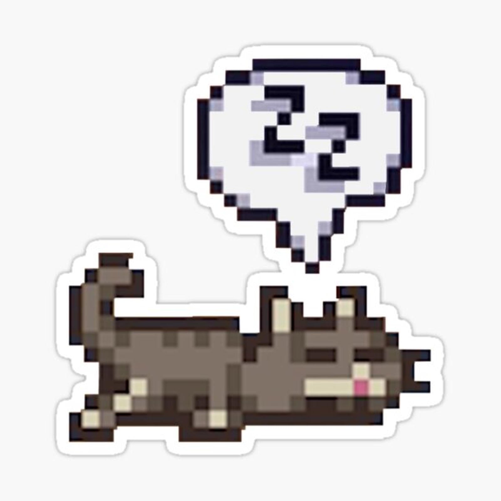 Stardew Valley Sleeping Cat Sploot