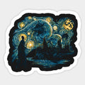 starry night waves