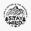 Stay Wild black