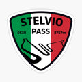 Stelvio Pass Motorcycle Sticker