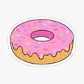 strawberry sprinkle donut
