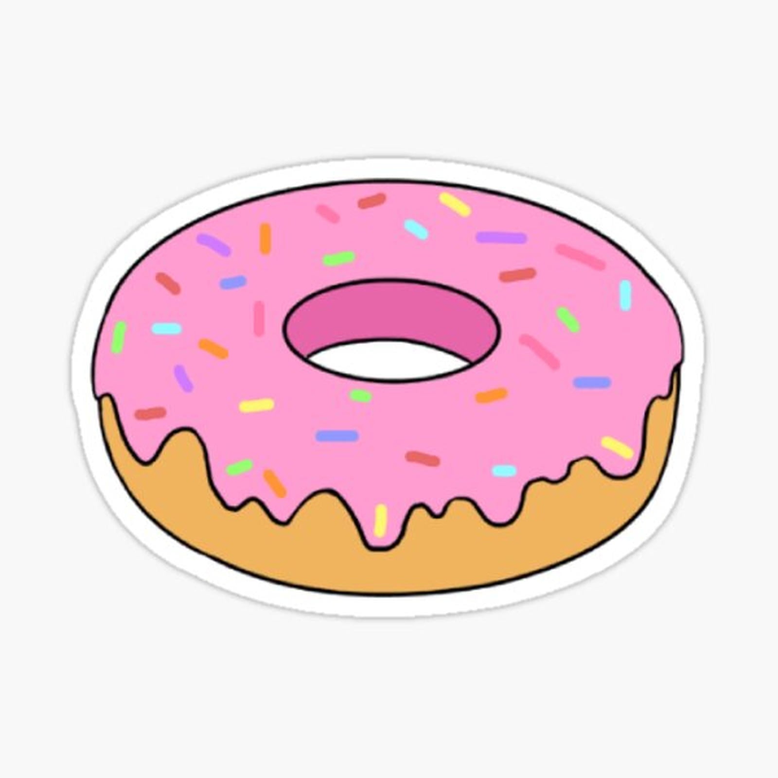 strawberry sprinkle donut