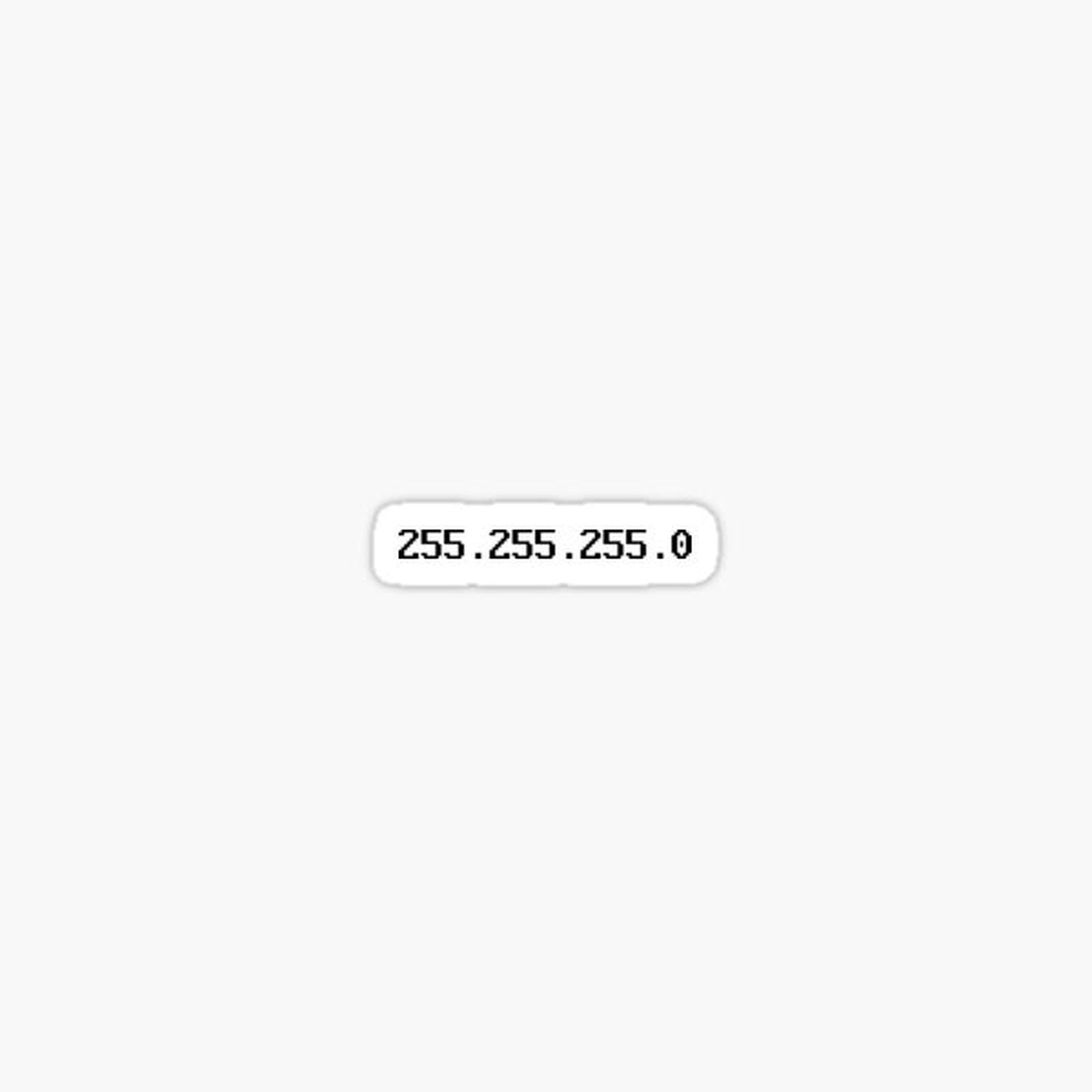 Subnet mask
