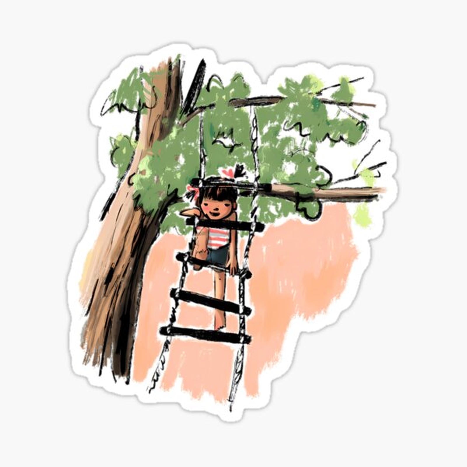 Summer Treehouse Girl