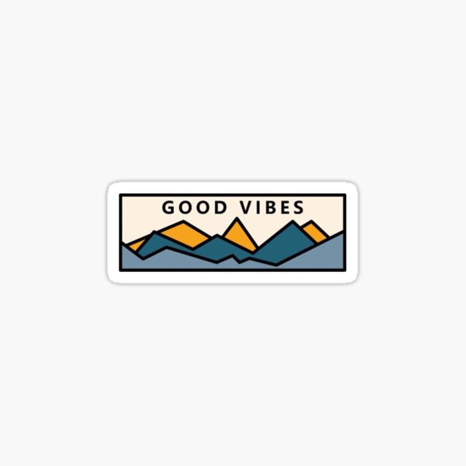 Super Cute Granola Girl Sticker! _Good Vibes_