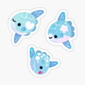 Swimming sunfish