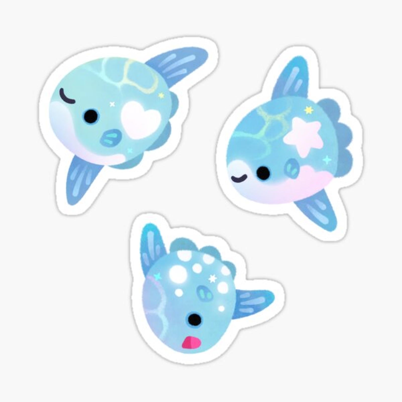Swimming sunfish