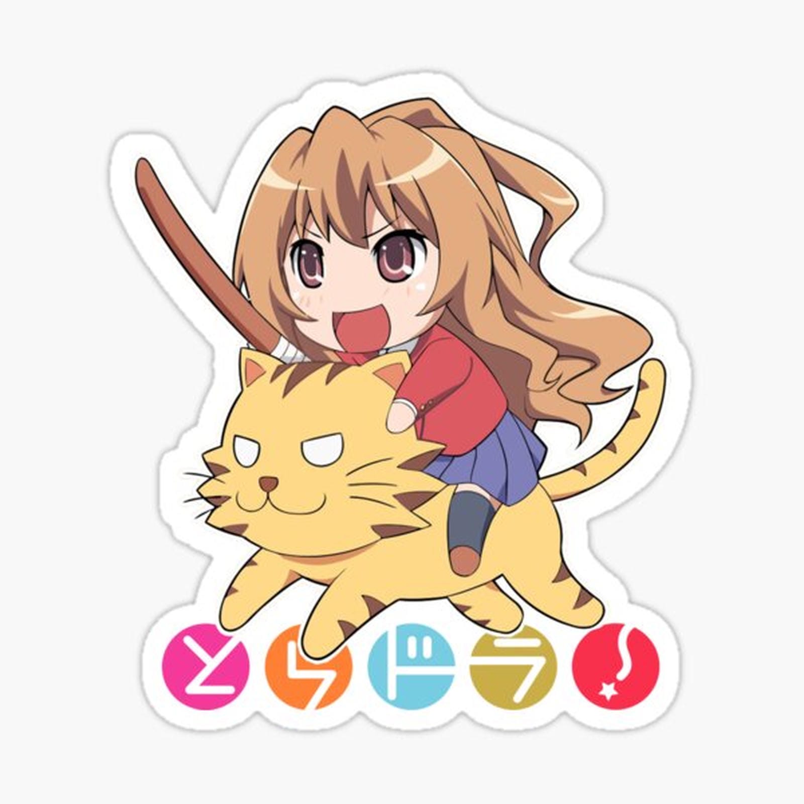 Taiga Aisaka Chibi Riding Tiger – Toradora! Cute Anime Design