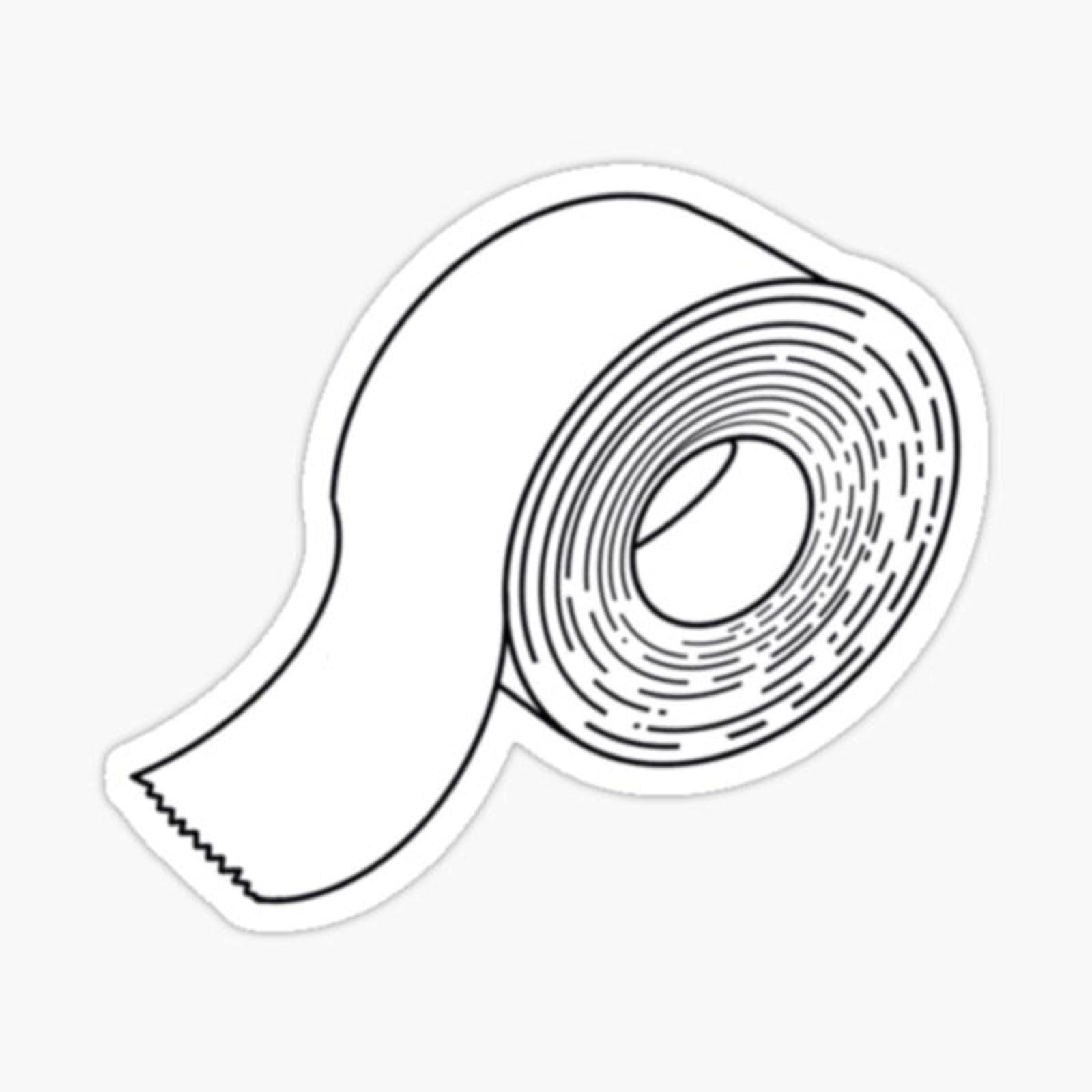 Tape Roll Sticker