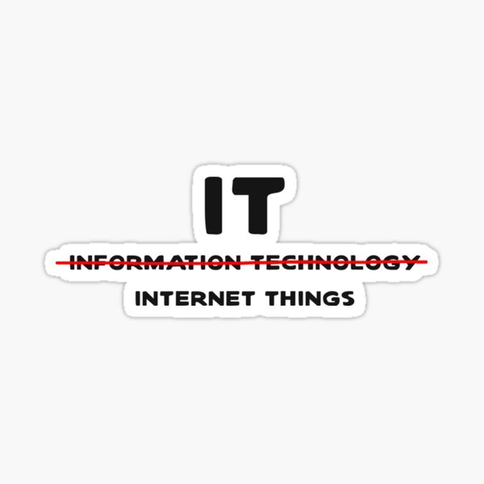 The meaning of IT - IT Crowd - White Tee
