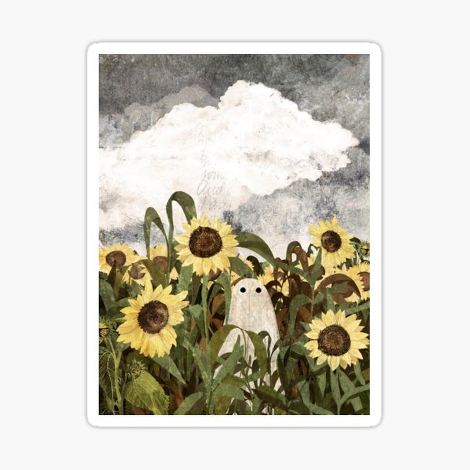 There's A Ghost in the Sunflower Field Again...