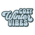 This contains an image of_ Cozy Winter Vibes (Winter, Happy, Holidays) Sticker