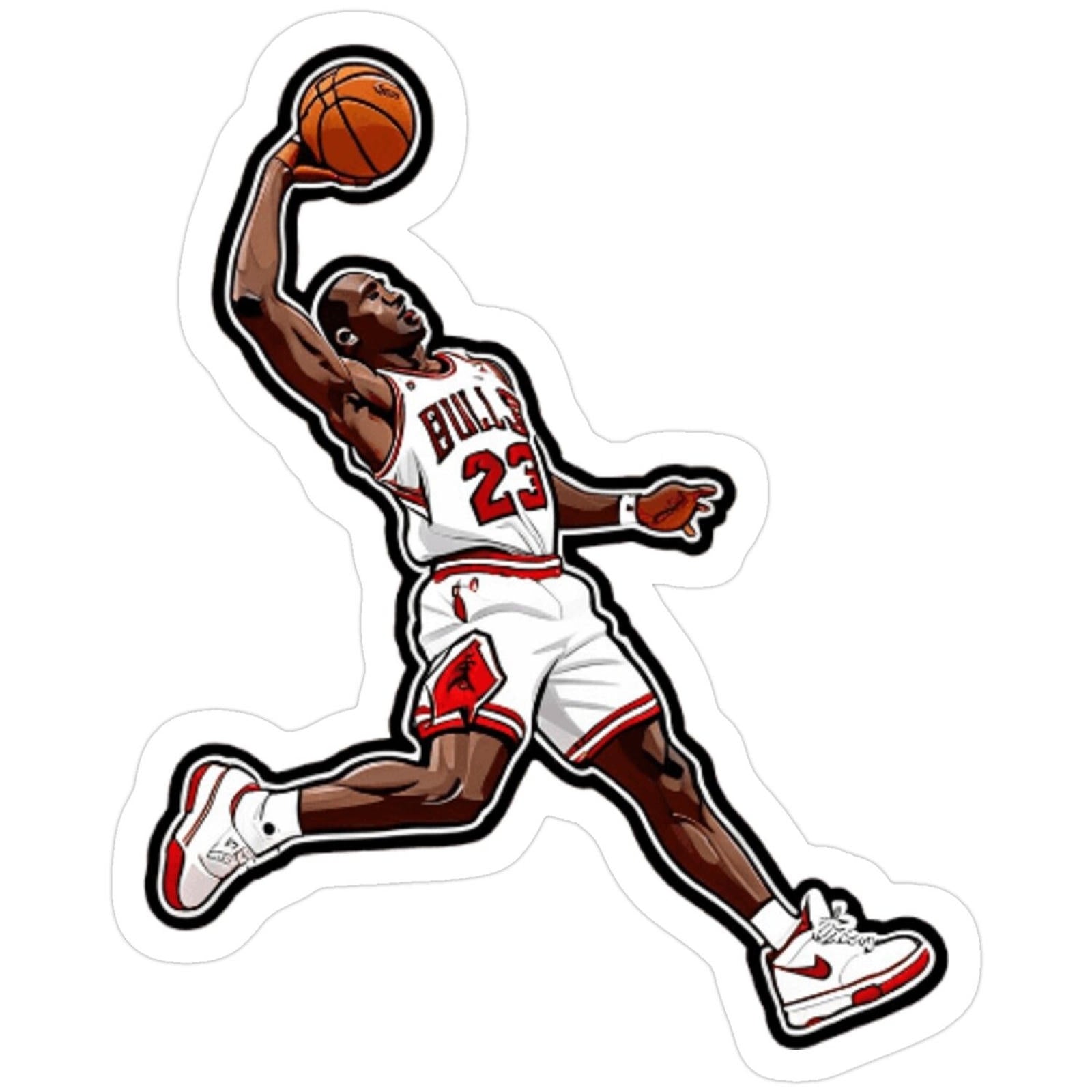 basketball player with a ball in his hand and the number 23 on it's back