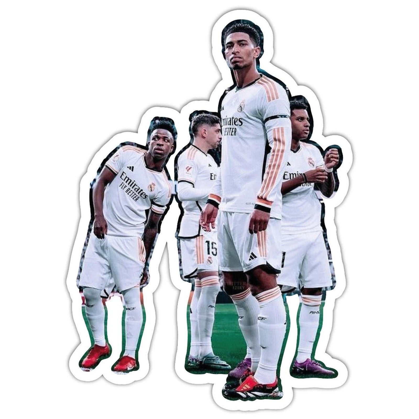 group of soccer players standing next to each other