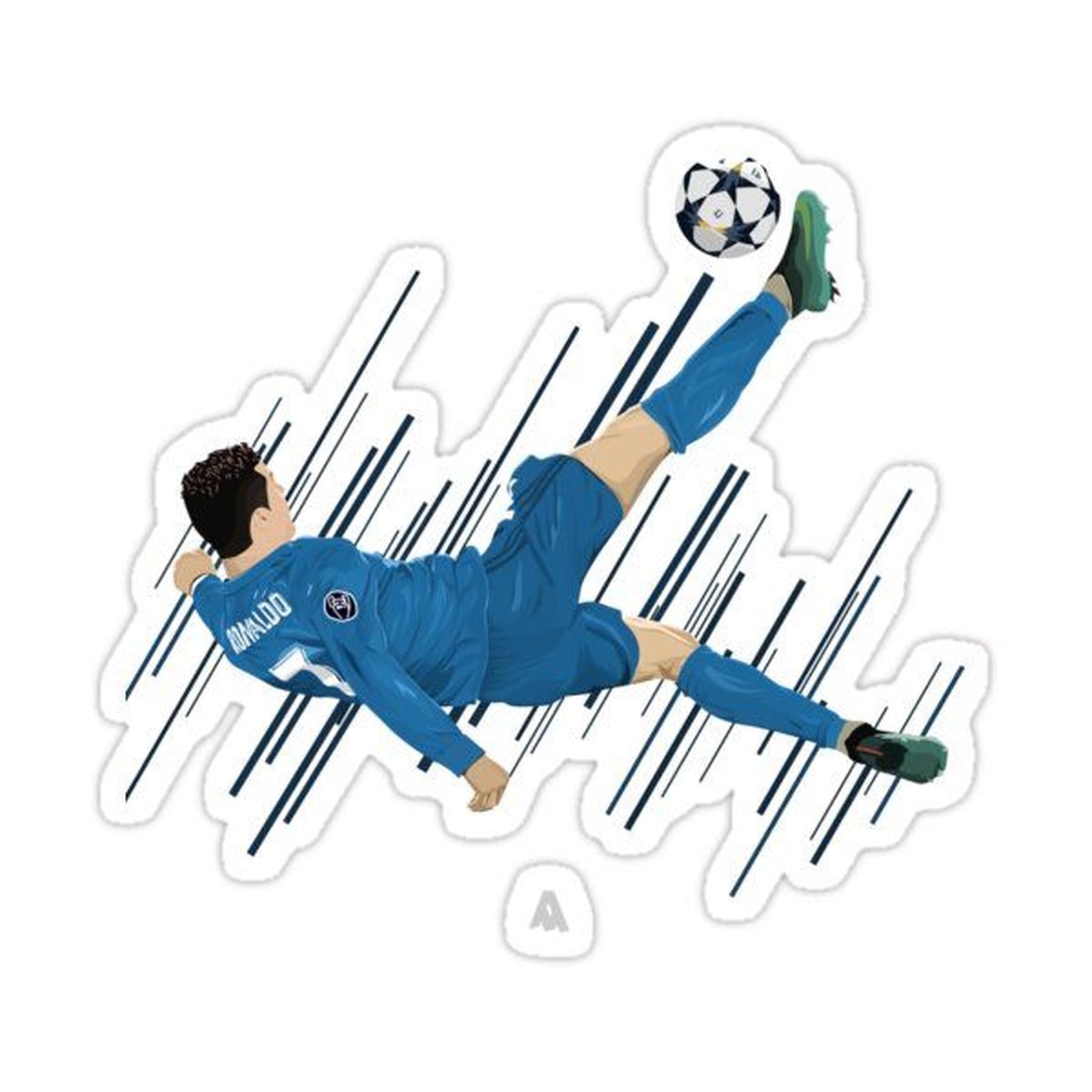 man kicking a soccer ball in the air with his legs spread out to catch it