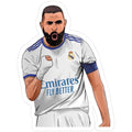 man with a beard wearing a soccer uniform