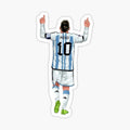 soccer player with his arms in the air