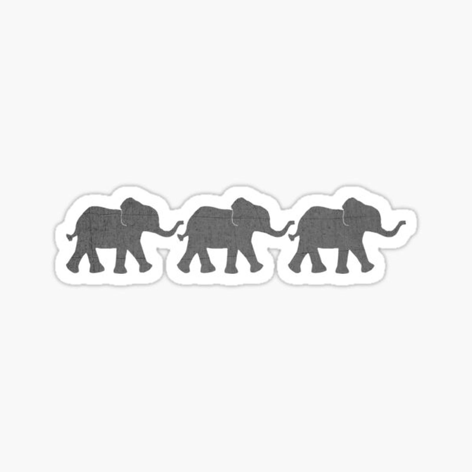 Three Elephants