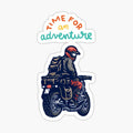 Time for an Adventure – Motorcycle Explorer Art