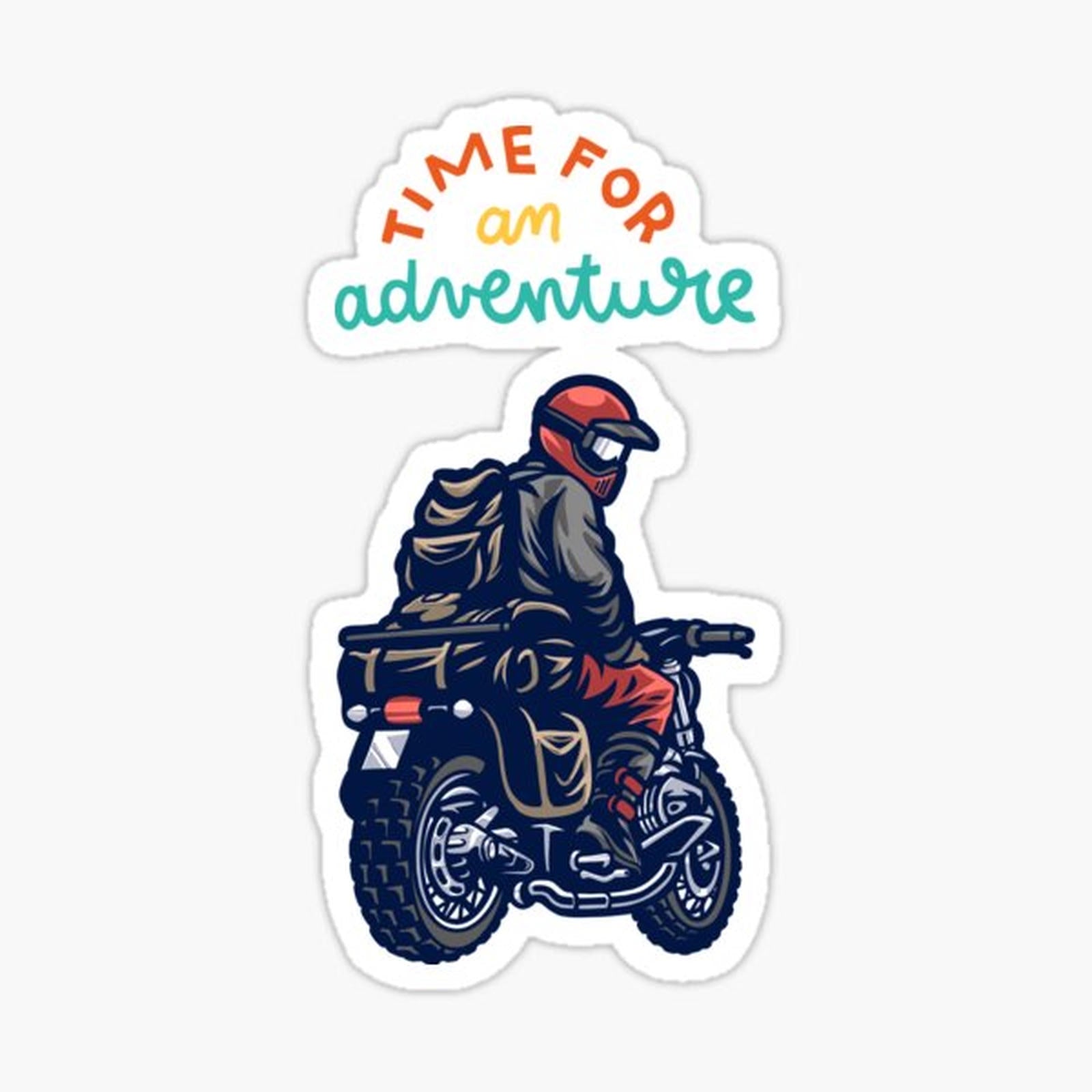 Time for an Adventure – Motorcycle Explorer Art