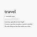 Travel definition
