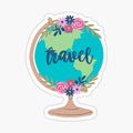 Travel Globe Sticker