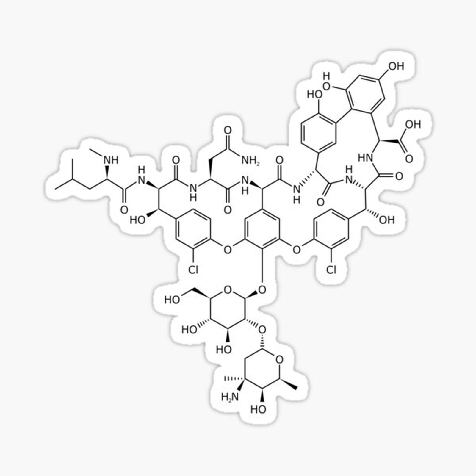 Vancomycin Chemical Structure