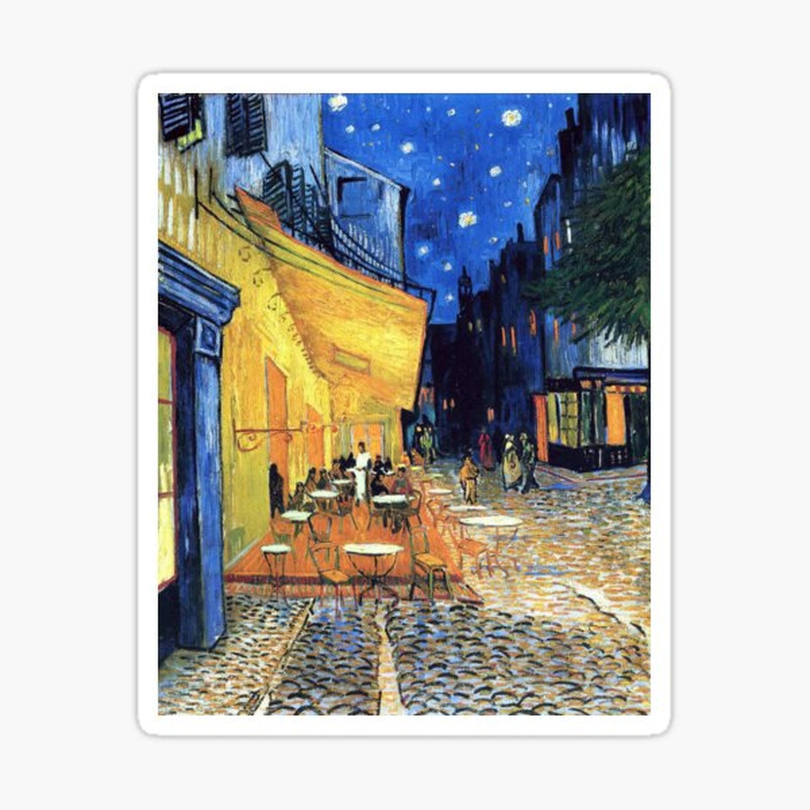 Vincent van Gogh - The Cafe Terrace on the Place de Forum in Arles at Nigh