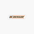 Vintage Dunlop racing banner and sticker art