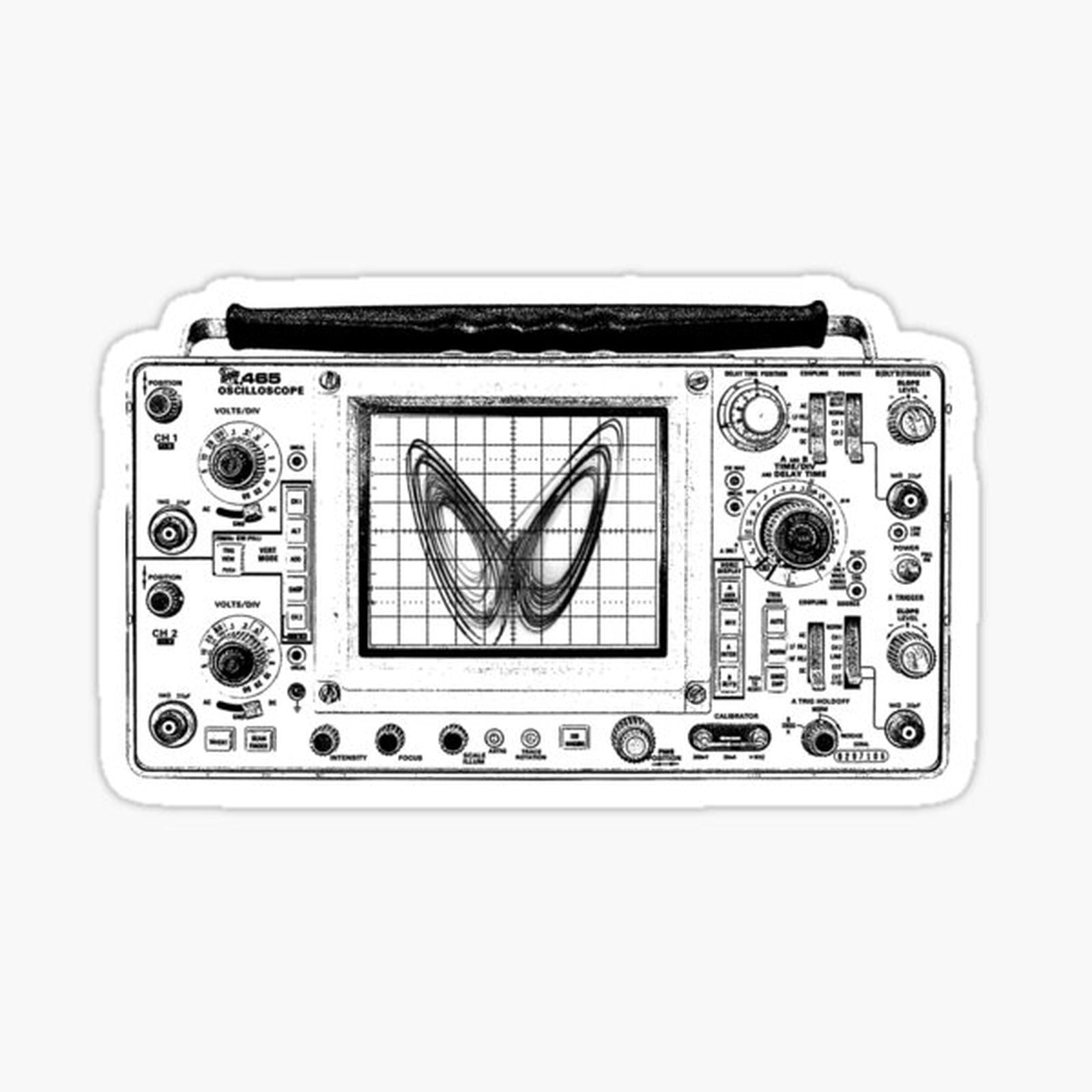Vintage Oscilloscope Lorenz Attractor