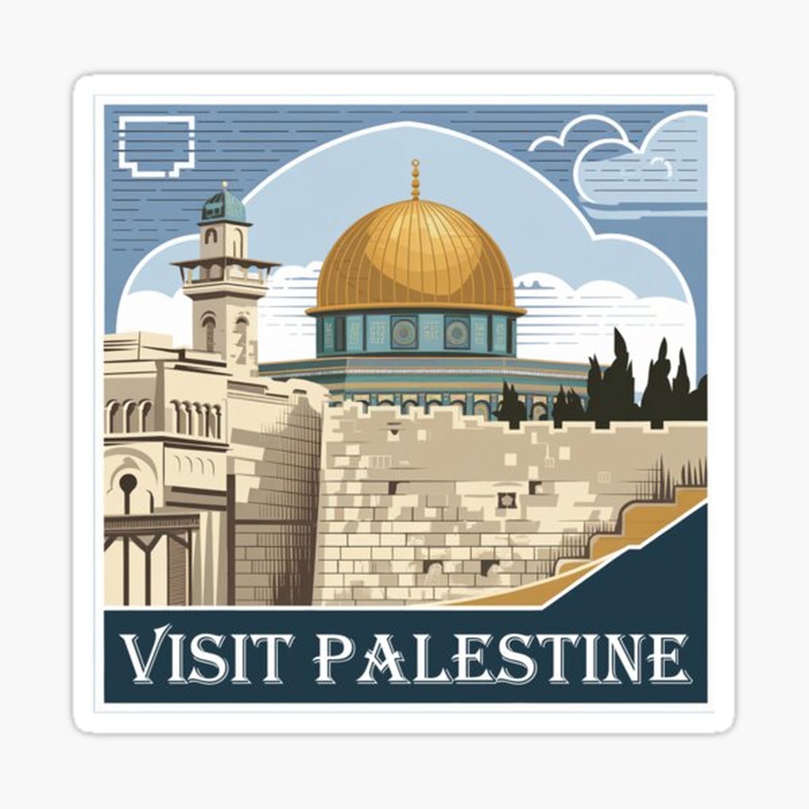 Visit Palestine Stamp