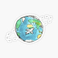 Watercolor Globe