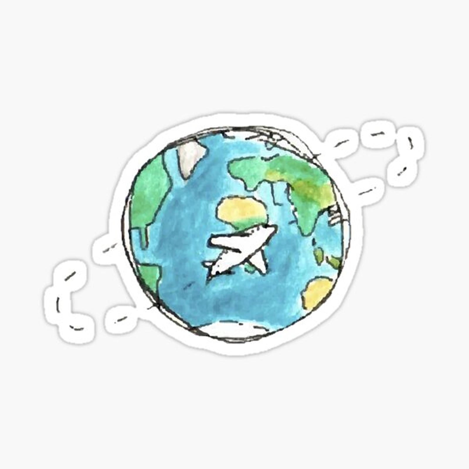 Watercolor Globe