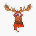 Winter Moose