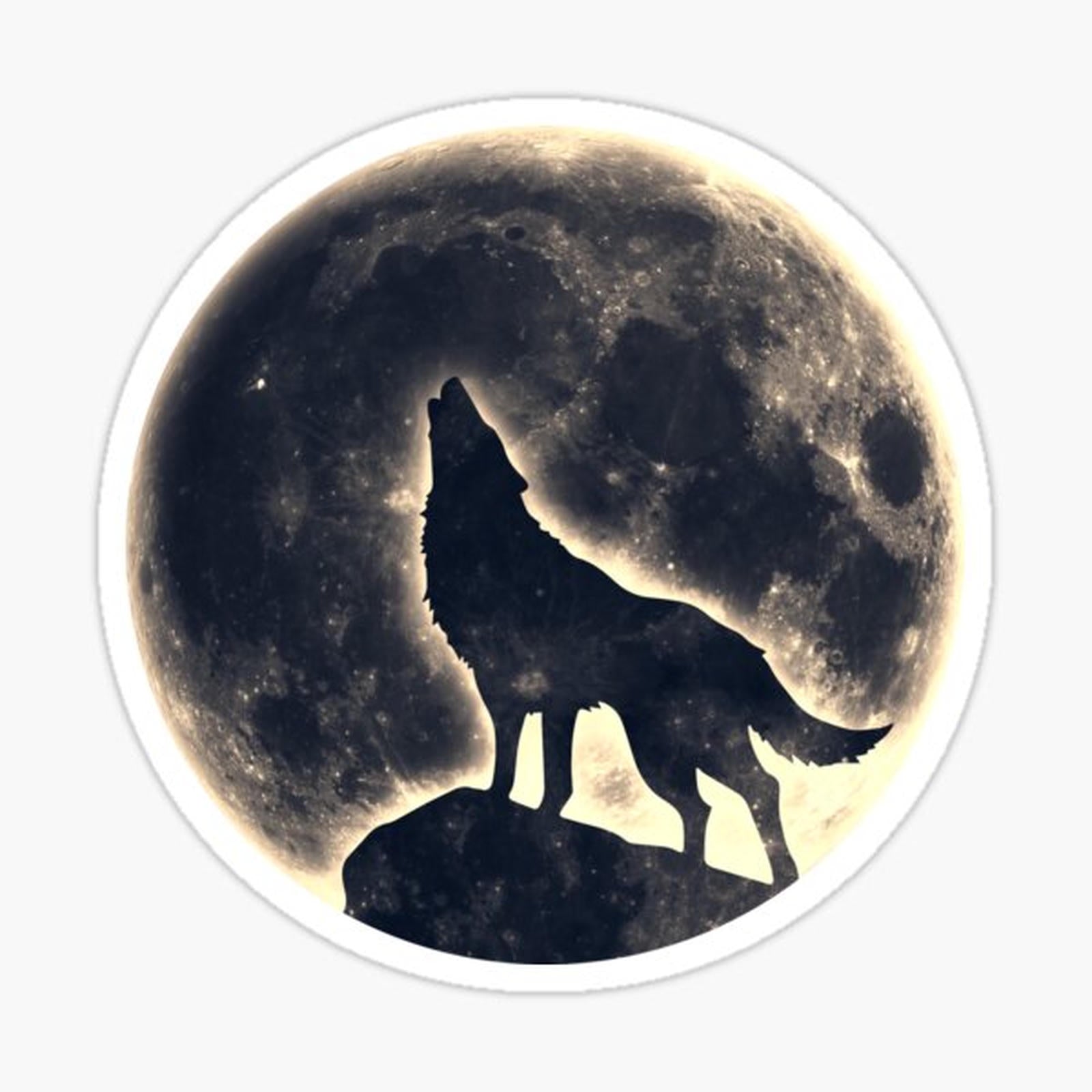 Wolf, moon, fantasy, wild, dog, wolves