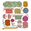 yarn and knitting needles