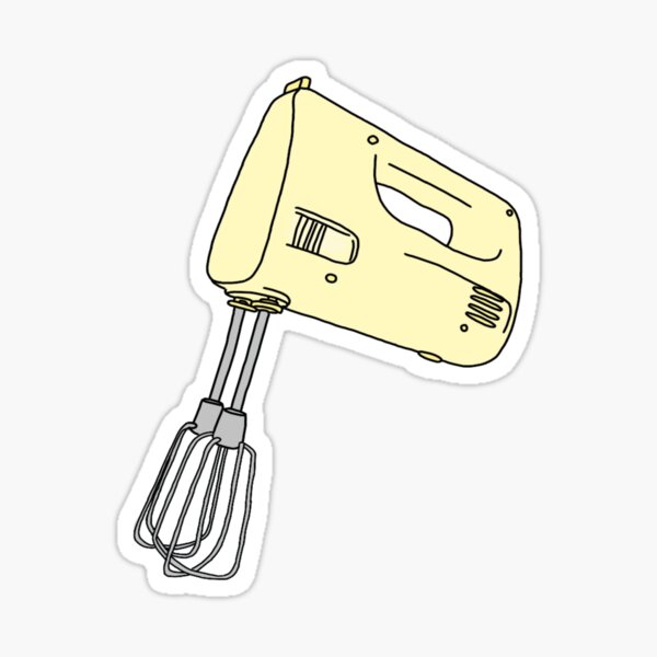 yellow hand mixer