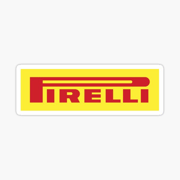yellow & red Pirelli tires