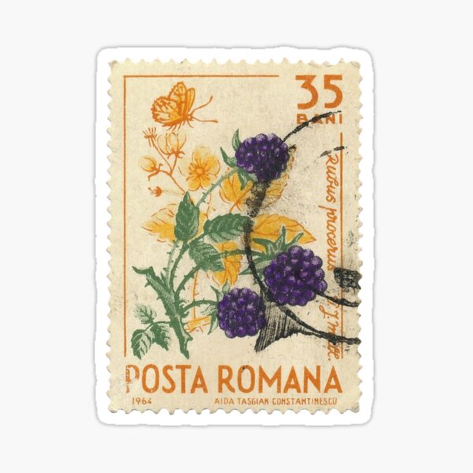 Yellow vintage