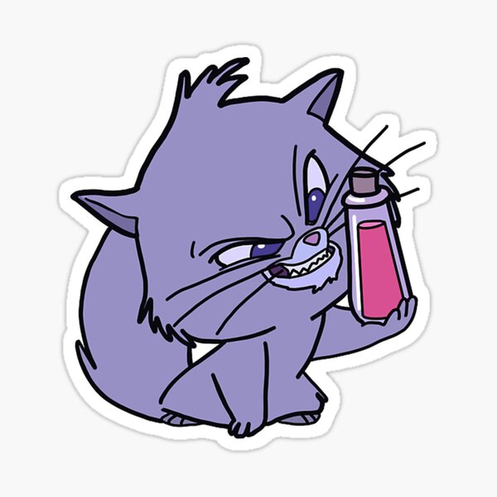 Yzma Cat With Poison Bottle